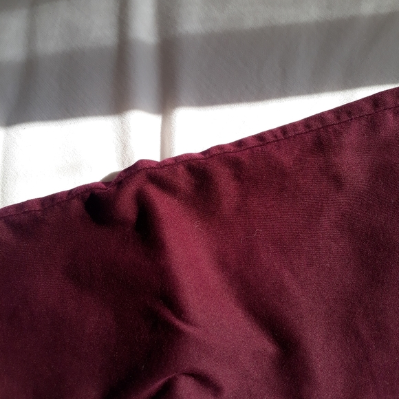 Maroon High Rise Pants - Picture 9 of 11